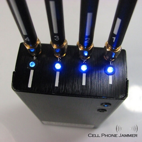 Portable Wifi + Bluetooth + Wireless Video Cell Phone Jammer [CMPJ00136] - Click Image to Close