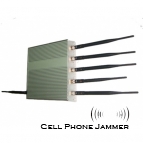 15W Mobile Phone Signal Blocker GPS Wifi Jammer 6 Antenna [JAMMERN0012]