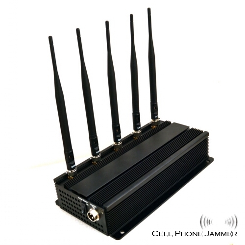 Advanced High Power 5 Antenna Cell Phone Jammer [CMPJ00017] - Click Image to Close