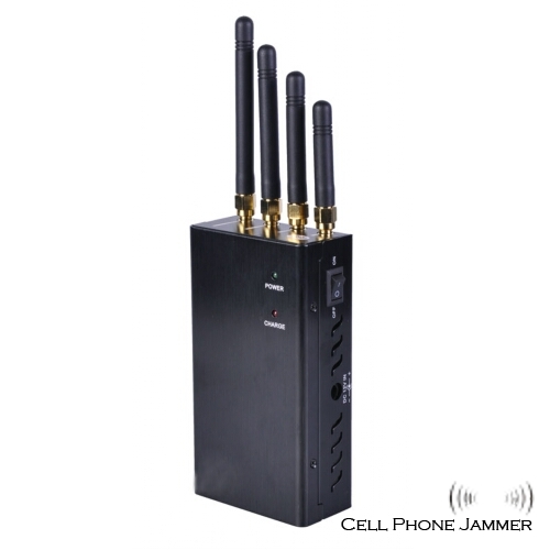 Portable Cell Phone + Wifi Jammer with Cooling Fan [CMPJ00113] - Click Image to Close