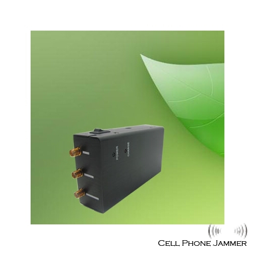 Portable Wireless Signal Blocker - Wifi Bluetooth Wireless Video Audio Jammer [CMPJ00195] - Click Image to Close