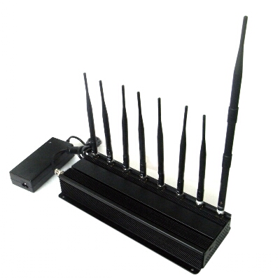 8 Antenna All in one for all GPS,WIFI,Lojack,3G 4G Cell Phone Jammer System