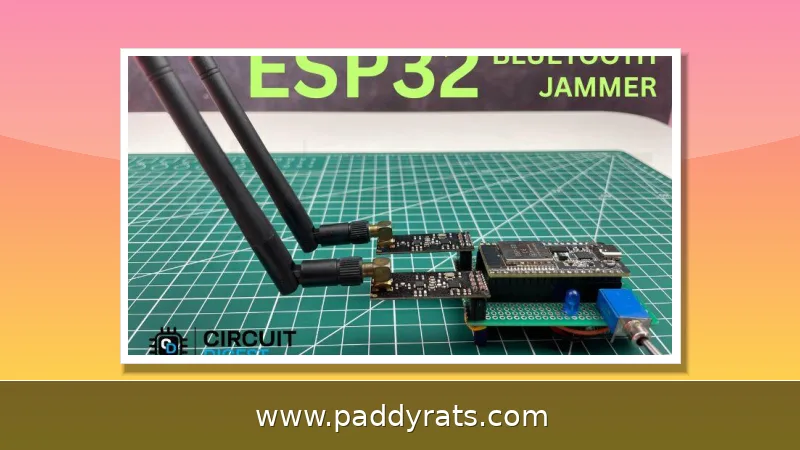 Projeto Jammer: ESP32 and nRF24L01 DIY Signal Jammer Projects Explained